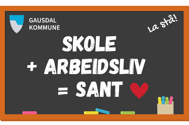 Plakat skole og arbeidsliv