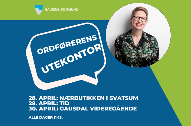 Plakat ordførerens utekontor