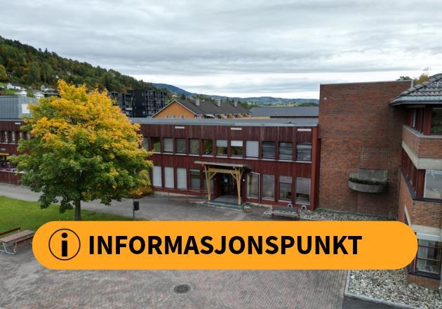 Bilde som viser hvor informasjonspunktet i Gausdal kommune ligger
