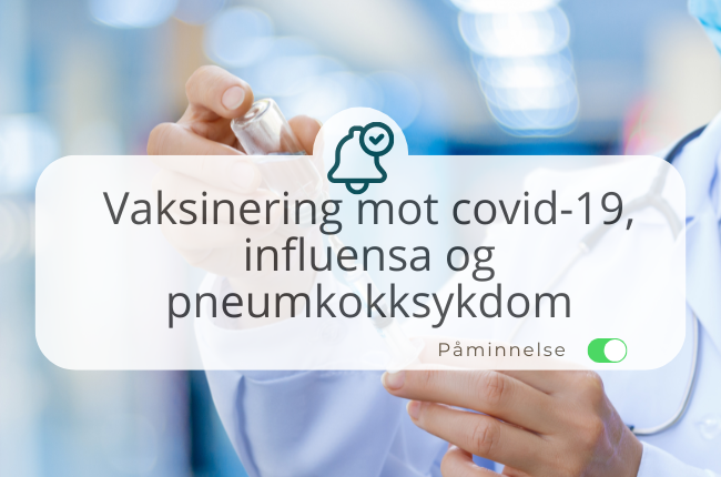 Info om vaksinering
